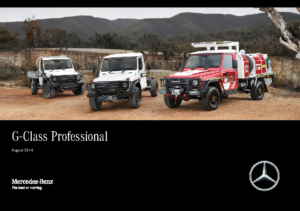 2016 Mercedes-Benz G-Class Professional AUS