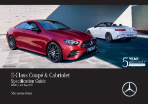 2022 Mercedes-Benz E-Class Coupe Cabriolet Specs AUS