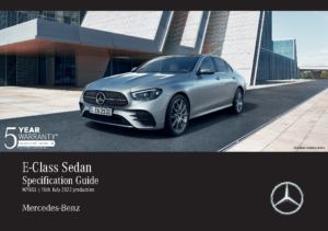 2022 Mercedes-Benz E-Class Sedan Specs AUS