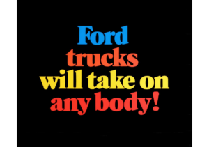 1972 Ford Heavy Duty Trucks Mailer