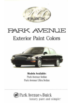 2000 Buick Park Ave Colors