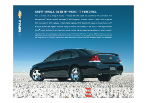 2007 Chevrolet Impala Spec Sheet