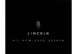 2006 Lincoln Zephyr Intro Mailer