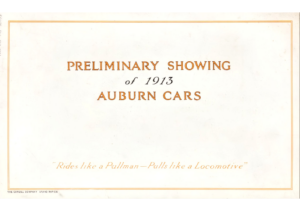 1913 Auburn Folder