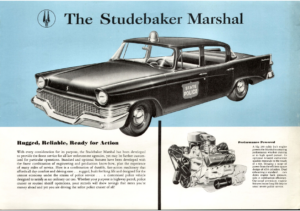 1958 Studebaker Marshal Data Sheet