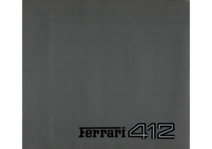 1985 Ferrari 412 INT