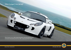 2006 Lotus Exige S AU