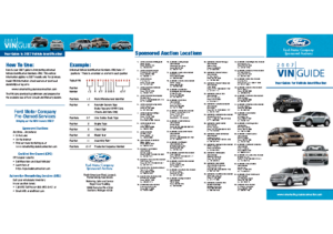 2007 Ford VIN Guide