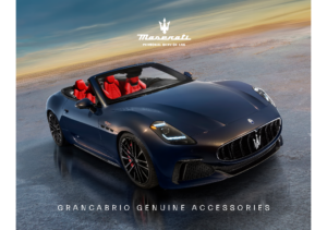 2024 Maserati GranCabrio Accessories