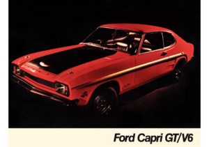 1970 Ford Capri GT-V6 Leaflet AUS