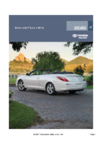 2008 Toyota Camry Solara Specs