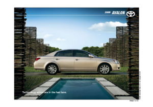 2009 Toyota Avalon Specs