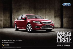 2010 Ford FG Falcon G6 Limited Edition (Aus)
