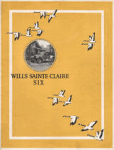 1926 Wills Sainte Claire Six