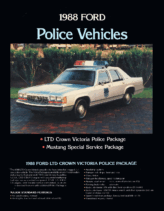 1988 Ford Police Vehicles