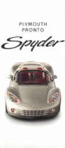 1998 Plymouth Pronto Spyder Concept Foldout