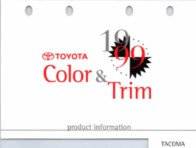 1999 Toyota Tacoma Color & Trim