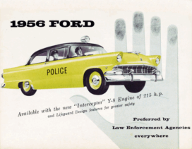1956 Ford Police Cars