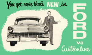 1956 Ford V8 Customline Foldout (Aus)
