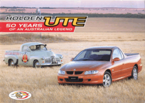 2001 Holden 50 Years of Ute AUS