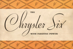 1932 Chrysler Six