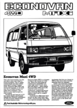 1986 Ford Echovan Maxi 4WD (Aus)