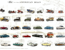 1962 Ford On The American Road Poster