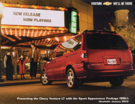2003 Chevrolet Venture LT Sport Appearance Package Sales Sheet