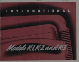 1941 International K1, K2 & K3 Trucks