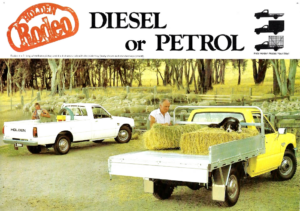 1981 Holden KB Rodeo Sheet (Aus)